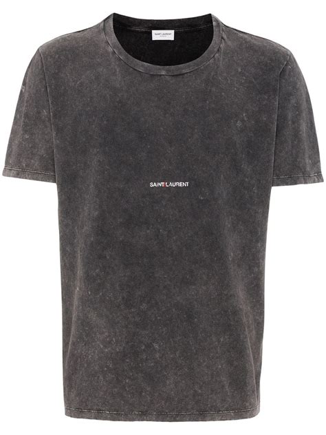 t shirt yves saint laurent uomo|farfetch Saint Laurent shirts.